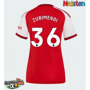 Arsenal Martin Zubimendi #36 Kotipaita Naisten 2026-27 Lyhythihainen
